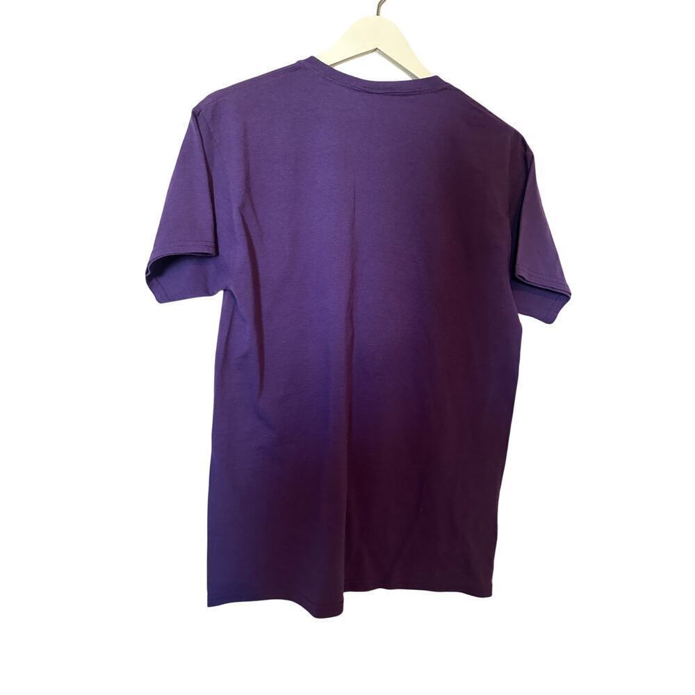 Clemson Football Size Medium Women's Official Tee Purple and Orange Tiger Paw - Picture 5 of 9